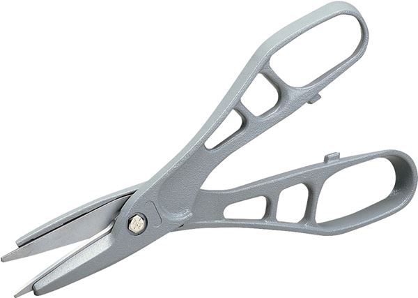 Malco Andy Snip M12N/M12 Pattern Snip, 12 in OAL, 3 in L Cut, Straight Cut, Steel Blade, Loop Handle, Gray Handle