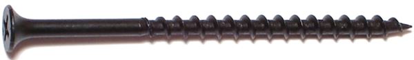 Midwest Fastener 10512 Screw, #8 Thread, 3 in L, Coarse Thread, Bugle Head, Phillips Drive, Phosphate