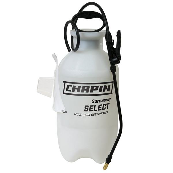 CHAPIN SureSpray 27020 Compression Sprayer, 2 gal Tank, Poly Tank, 34 in L Hose