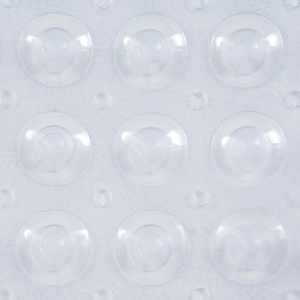 Kenney KN61292 Bath Mat, 31 in L, 15 in W, Vinyl, Clear