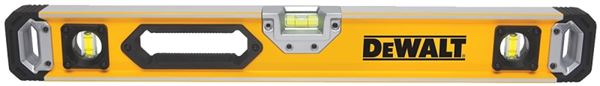 DeWALT DWHT43224 Box Beam Level, 24 in L, 3-Vial, 1-Hang Hole, Non-Magnetic, Aluminum