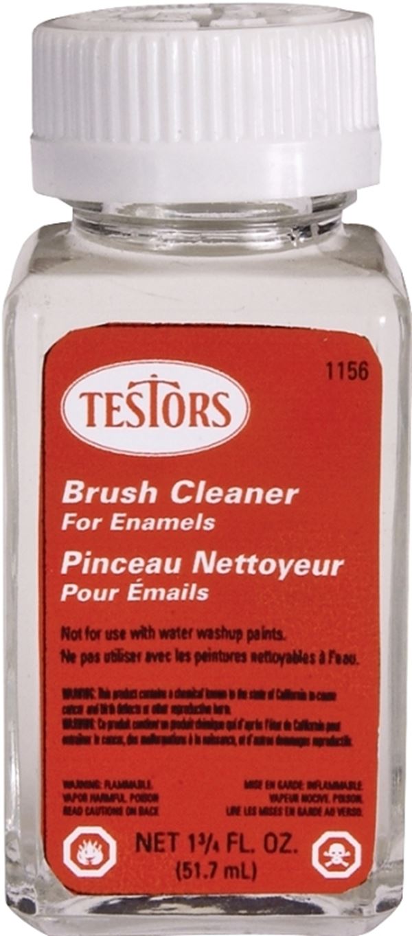 Testors 1156XT Enamel Thinner, Liquid, Solvent, Clear, 1.75 oz, Bottle