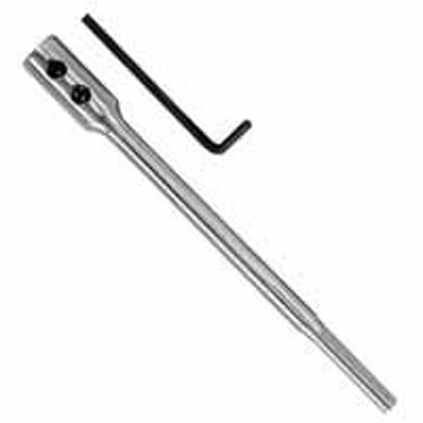 Irwin 88702 Bit Extension, 1/4 in Shank, Hex Shank, 6 in L, Steel