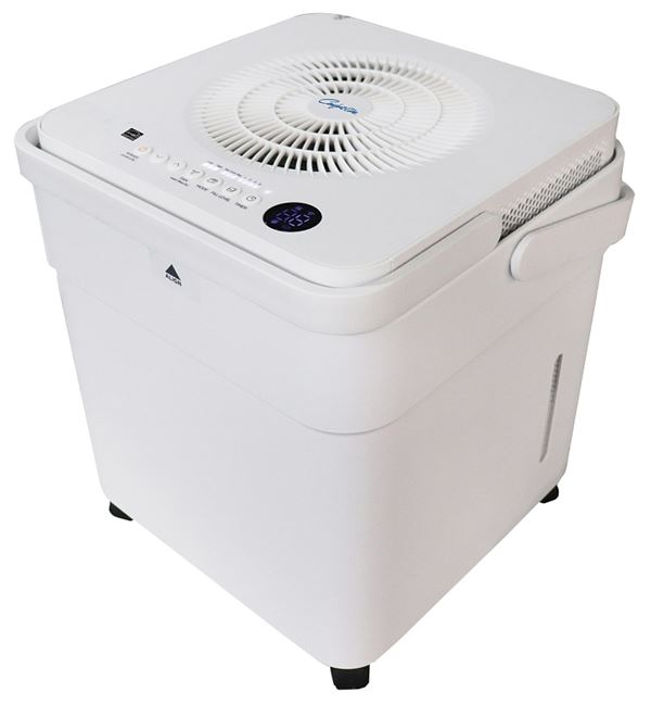 Comfort-Aire BCDP-50A Cube Dehumidifier with Pump, 4.4 A, 115 VAC, 480 W, 2-Speed, 50 ppd Humidity Removal