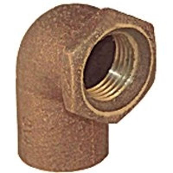 Elkhart Products 10156816 Pipe Elbow, 1/2 in, Sweat x FIP, 90 deg Angle, Copper