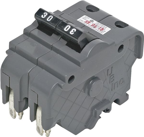 Federal Pacific UBIF230N Circuit Breaker, Type NA, 30 A, 2 -Pole, 120/240 V, Plug Mounting