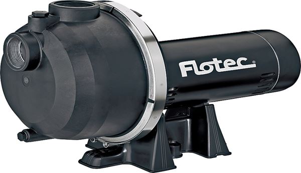 Flotec FP5172-08 Sprinkler Pump, 9.6/19.2 A, 115/230 V, 1-1/2, 1-1/2 in Outlet, 25 ft Max Discharge Head, 67 gpm