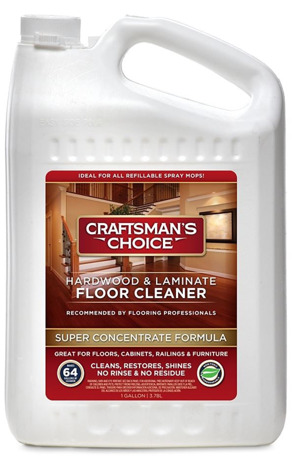 Craftsman's Choice 70001 Floor Cleaner, 1 gal Jug, Liquid, Milky, Pack of 4