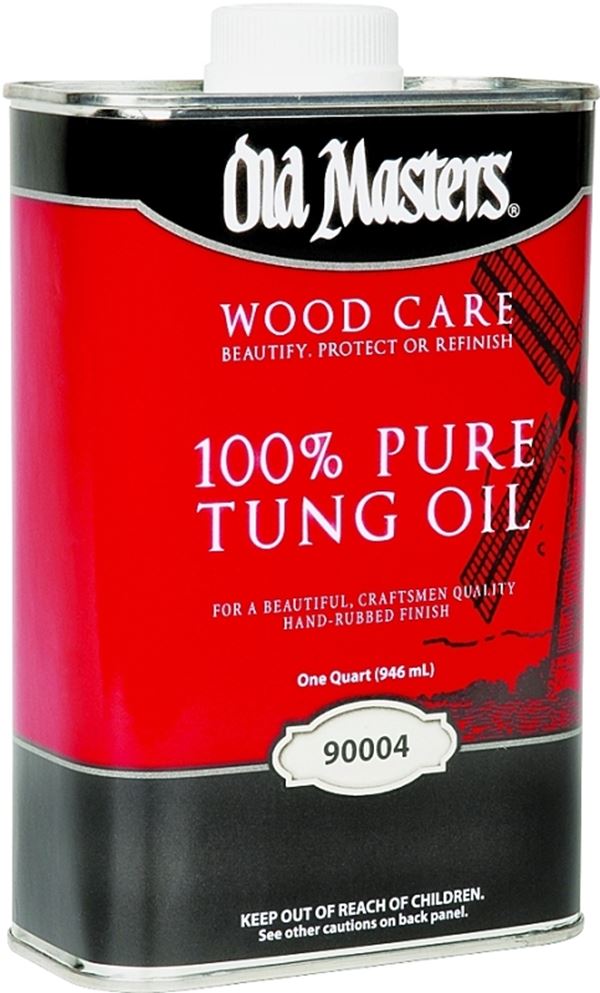 Old Masters 90004 Tung Oil, Liquid, 1 qt, Can