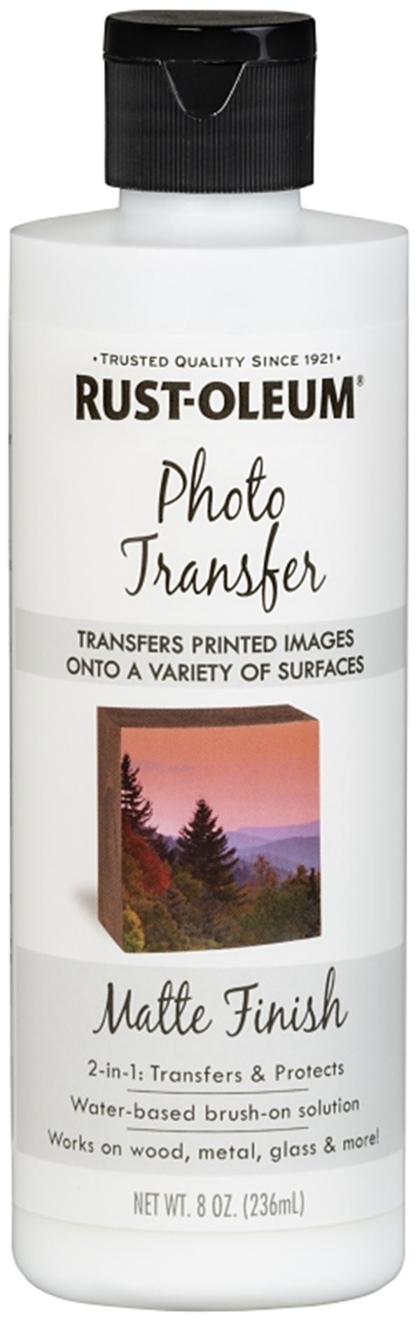 Rust-Oleum 350457 Photo Transfer Medium, Matte, 8 oz, Bottle