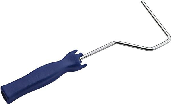 Wooster R012-4 Roller Frame, 4 in L Roller, Plastic Handle, Threaded Handle, Blue Handle