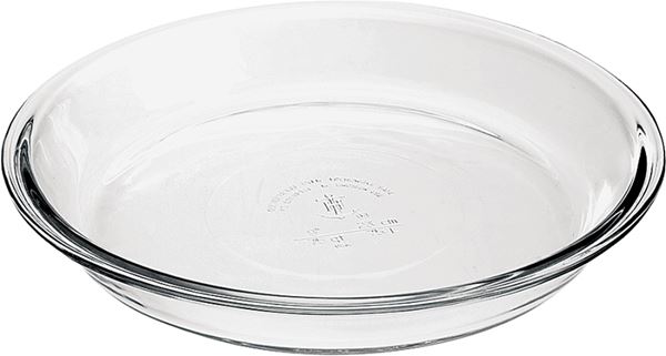 Oneida Oven Basics Series 82638L11 Pie Plate, 1.5 qt Capacity, Glass, Clear, Dishwasher Safe: Yes, Pack of 6