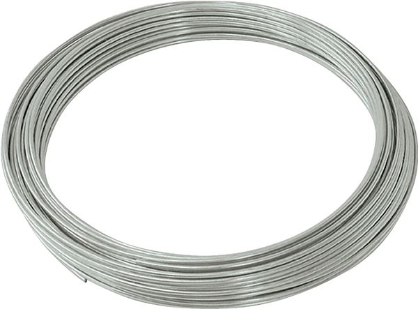 Hillman 50141 Utility Wire, 100 ft L, 12, Galvanized Steel