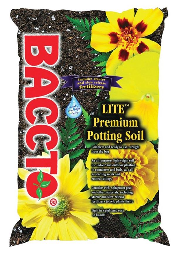 Baccto 1460P Potting Soil, 8 qt, Bag