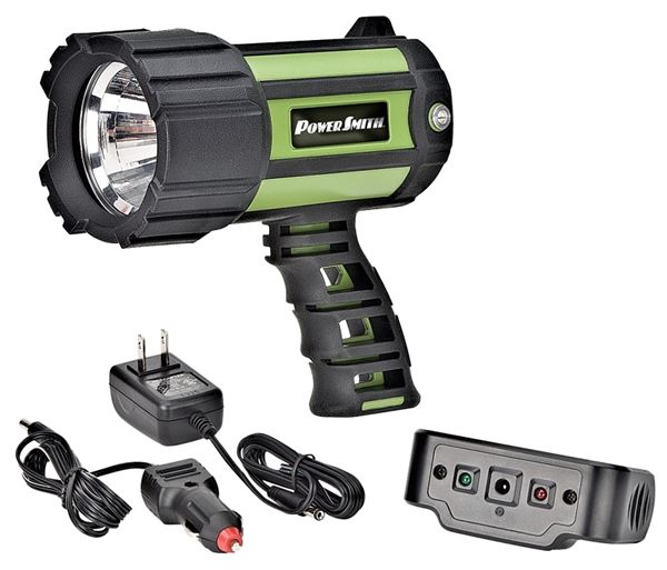 PowerSmith PSL10700W Spot Light, 120 V, 10 W, LED Lamp, 700 Lumens, 6500 K Color Temp