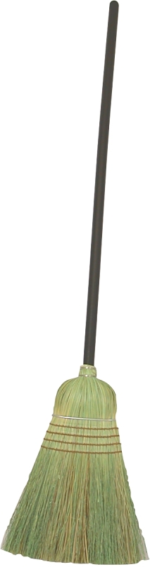 Birdwell 9332-4 Warehouse Broom, Sotol Fiber Bristle, Lacquered Wood Handle, Black