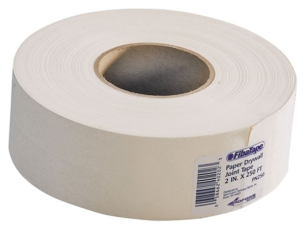 Adfors FDW6619-U Drywall Joint Tape, 500 ft L, 2 in W, White