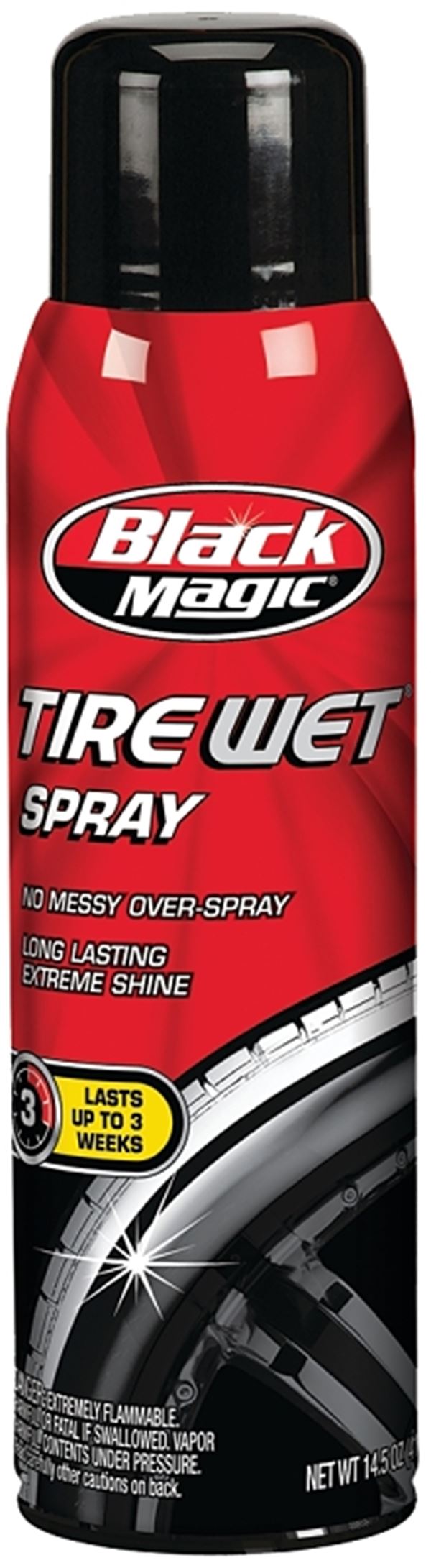 Black Magic BC23220 Tire Wet Spray, 14.5 oz, Liquid, Sweet