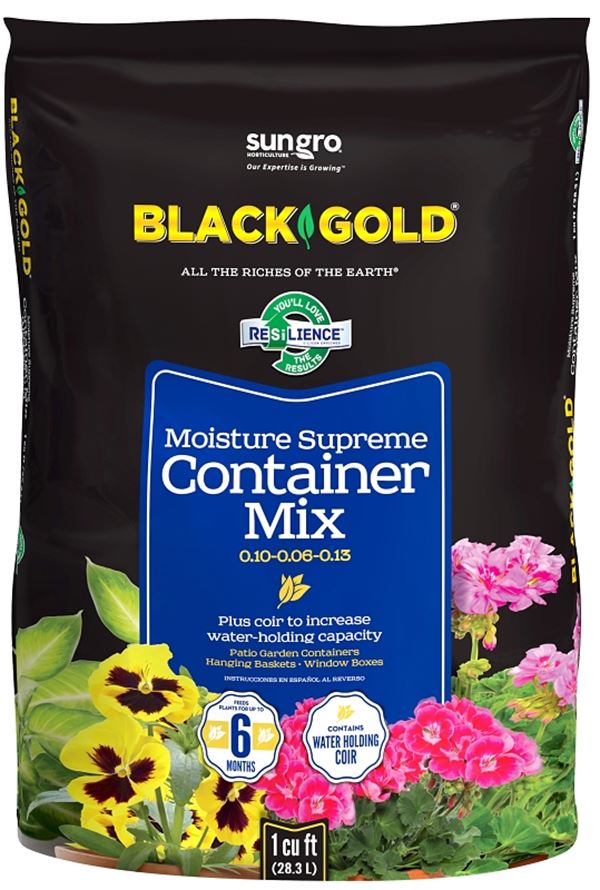 sun gro BLACK GOLD 1413000.CFL001P Container Potting Mix, 1 cu-ft Coverage Area, 70 Bag