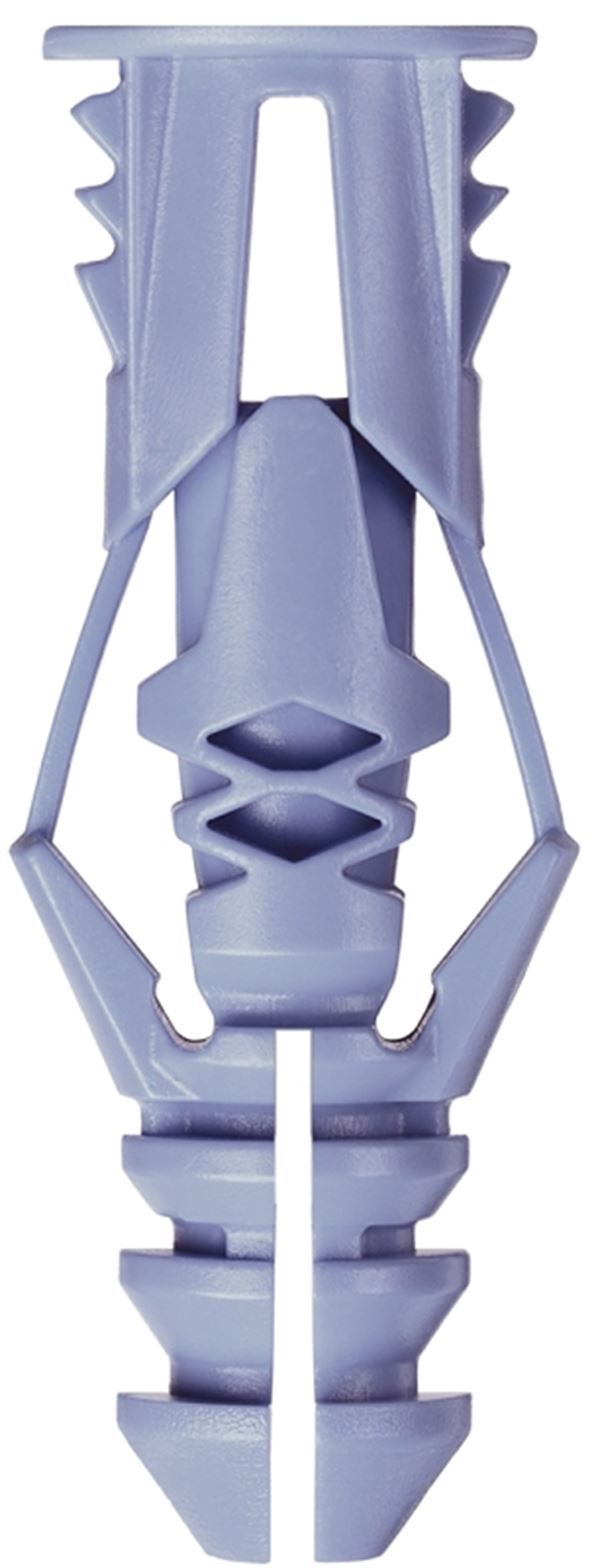 Cobra Anchors 172R Wall Anchor, 1-1/4 in L, Polyethylene, 46 lb