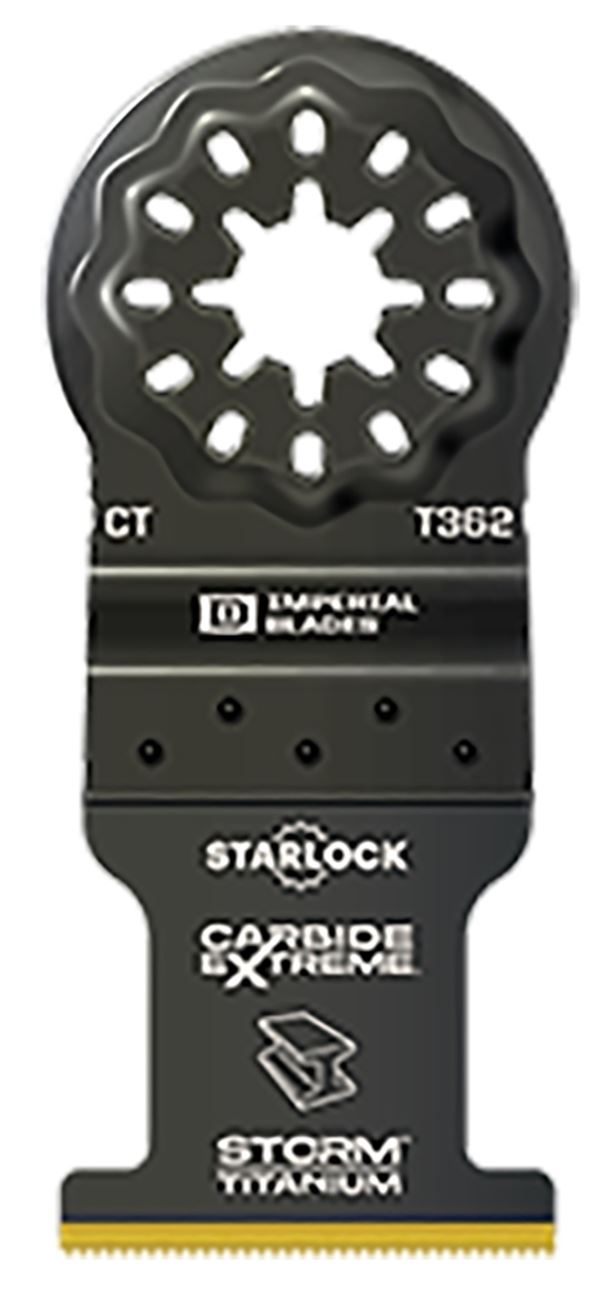 Imperial Blades Starlock IBSLT362-1 Blade, 1-3/8 in D Cutting, Carbide/Metal/Titanium