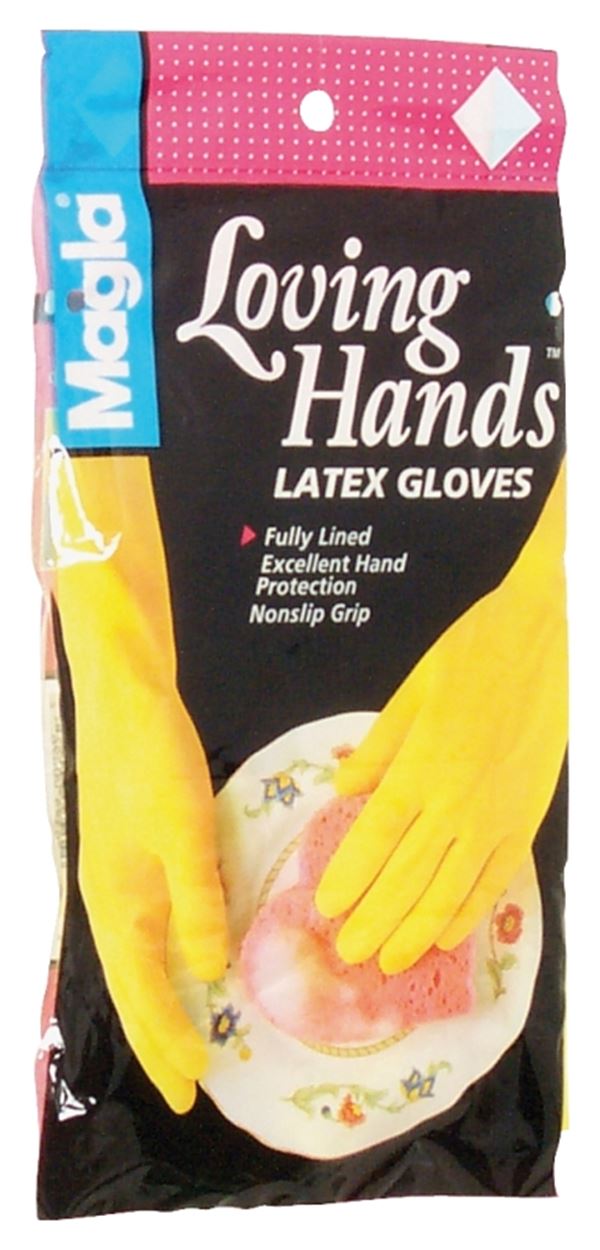 Spontex 69981 Protector Gloves, S, Latex, Yellow