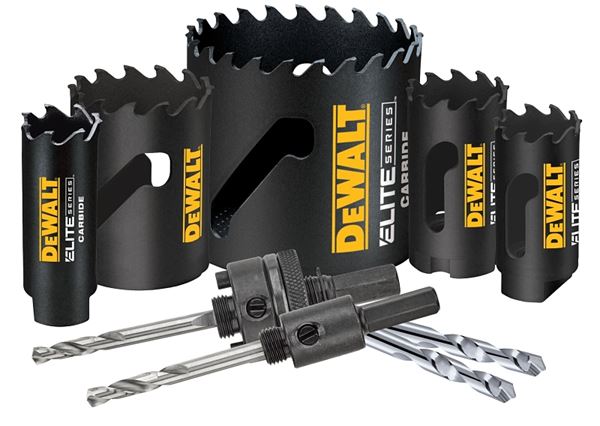 DeWALT ELITE Series DAH39CTSET Hole Saw Kit, 9-Piece