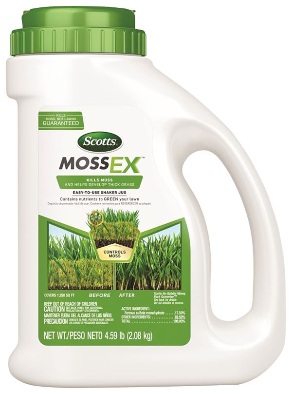 Scott Pet MossEX 49023 Easy-to-Use Shaker Jug, Granular, Gray, 4.59 lb Shaker Jug