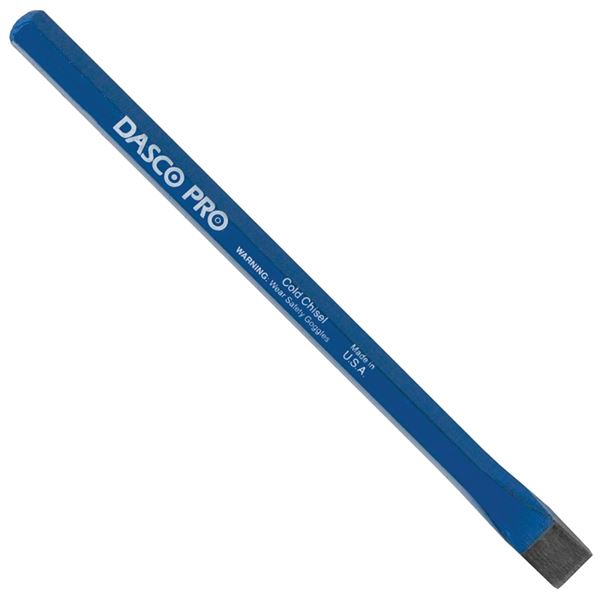 Dasco Pro 417-0 Cold Chisel, 1 in Tip, 7-7/8 in OAL, HCS Blade