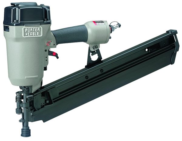 PORTER-CABLE FR350B Framing Nailer, 60 Magazine, 22 deg Collation, Plastic Strip Collation