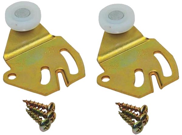 Johnson Hardware 2238PPK2 Wheel Offset Hanger Set, Nylon/Steel