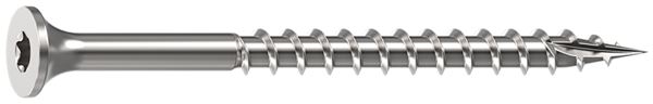 Camo 0348154 Deck Screw, #10 Thread, 2-1/2 in L, 2/3 Thread, Bugle Head, Star Drive, Sharp, Type-17 Point, 350