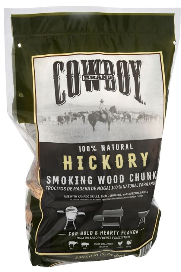 Cowboy 52130 Smoking Chunk, Wood, 350 cu-in, Pack of 6