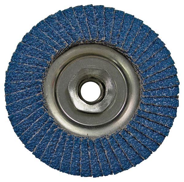 Vortec Pro 30824 Flap Disc, 4 in Dia, 5/8-11 Arbor, Non-Woven, 80 Grit, Medium, Zirconia Aluminum Abrasive