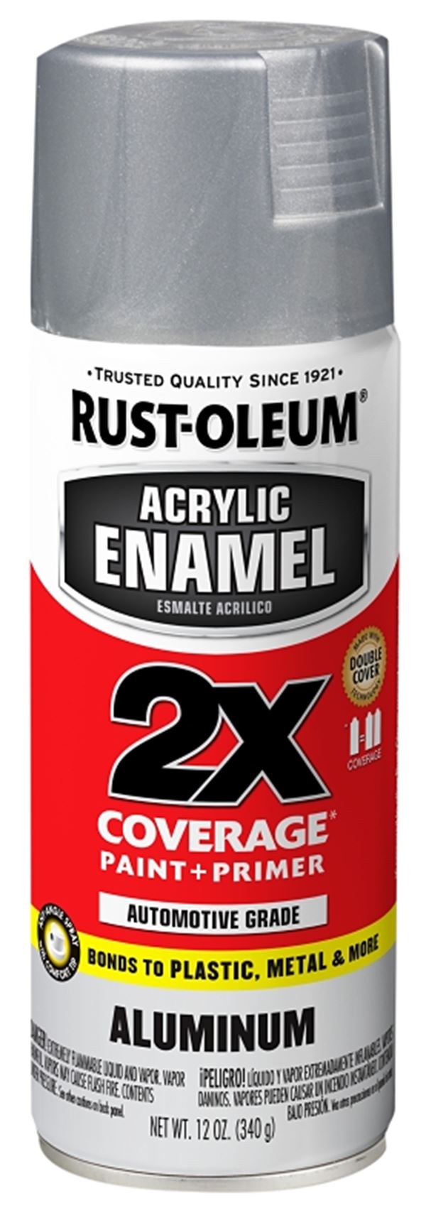 Rust-Oleum 314030 Automotive Spray Paint, Aluminum, 11 oz, Can