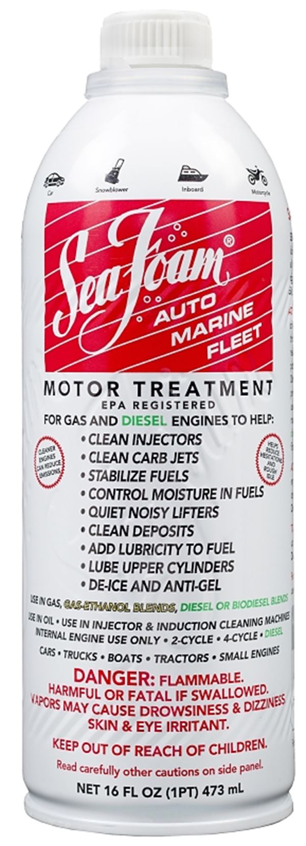 Sea Foam SF16 Motor Treatment, 16 oz Can