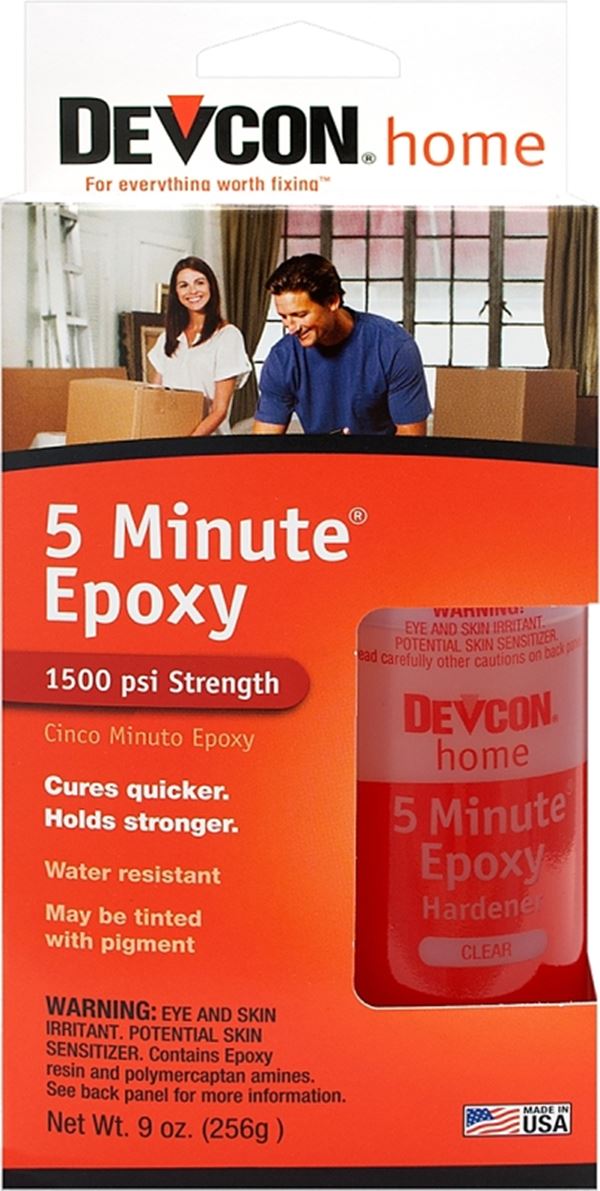 Devcon 20945 Epoxy Adhesive, Amber, Liquid, 4.5 oz, Bottle