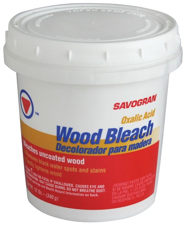 Savogran 10501 Wood Bleach, 12 oz, Crystalline Solid, White