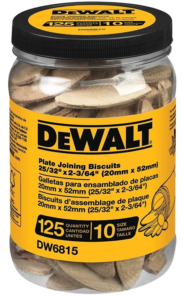 DeWALT DW6815 Biscuit, #10, Beech Wood