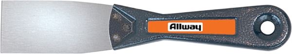 Allway Tools T15S Putty Knife, 1-1/2 in W Blade, Steel Blade, Steel Handle