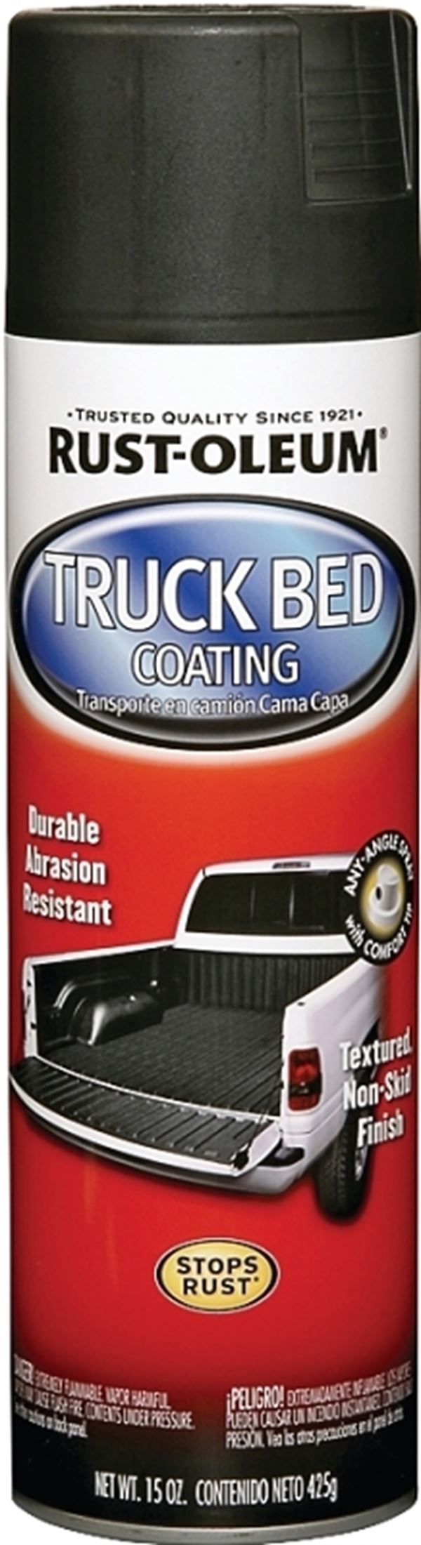 Rust-Oleum 248914 Truck Bed Spray Coating, 15 oz, Liquid, Solvent Like