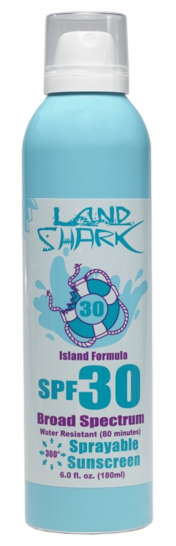 Land Shark LS91316 Broad Spectrum Sunscreen Lotion, White, Fragrance-Free, 6.5 oz