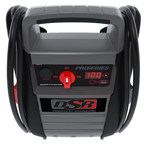 Schumacher Pro DSR115 Jump Starter, 12/24 VDC, 4400 A, AGM Battery