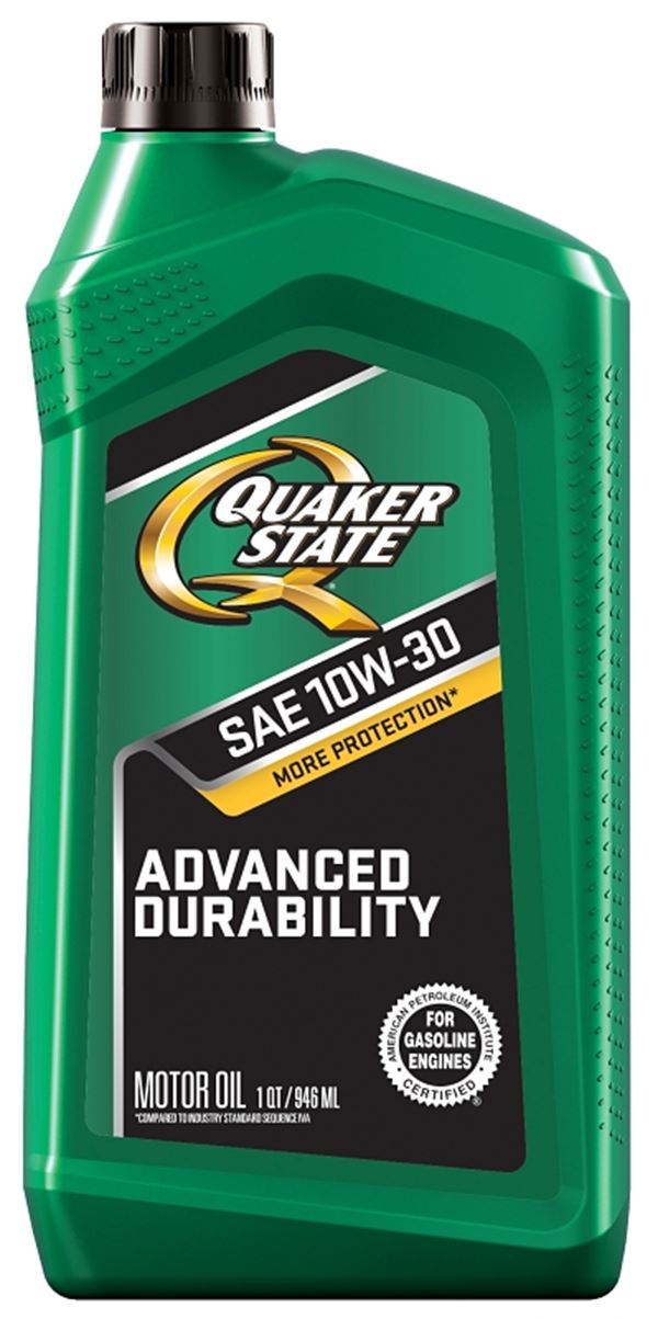 Quaker State 550035170 Motor Oil, 10W-30, 1 qt, Pack of 6